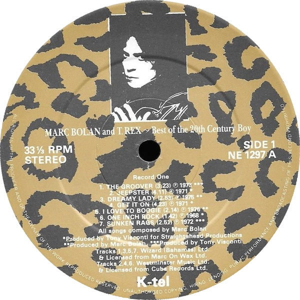Release: Best Of The 20th Century Boy-Vinyl-UK-1985-NE 1297-1678654