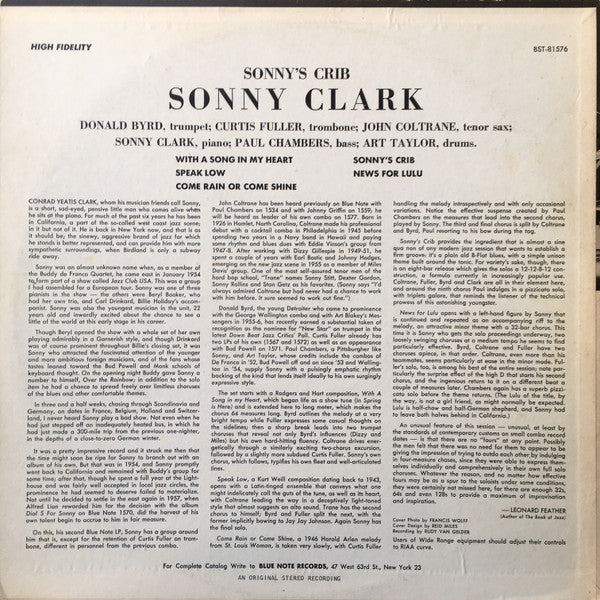 Release: Sonny's Crib-Vinyl-US-1972-BST 81576-6474358