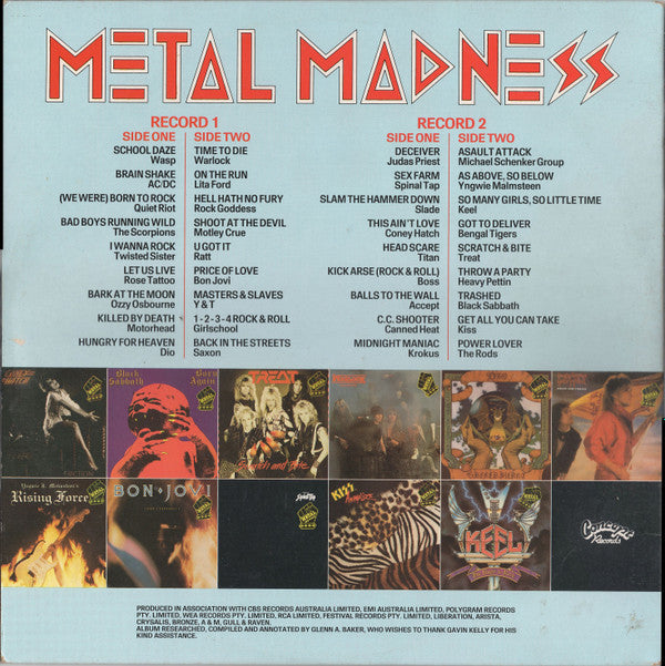 Master Release: Metal Madness by Various