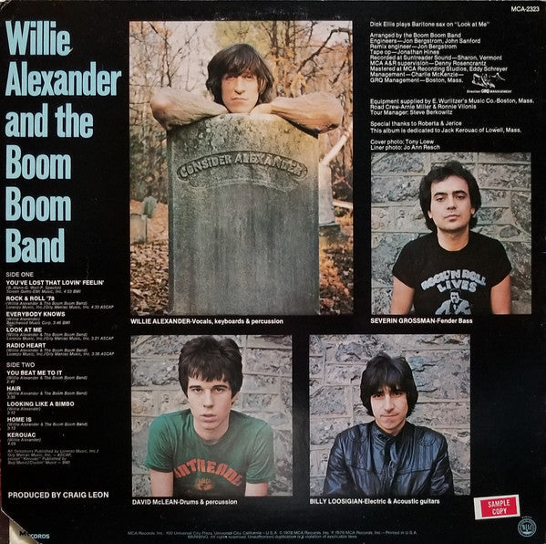 Master Release: Willie Alexander And The Boom Boom Band by Willie Alexander & The Boom Boom Band