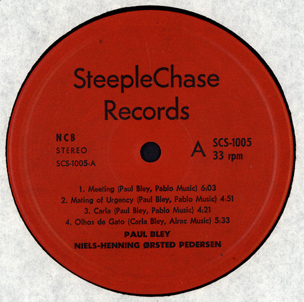 Paul Bley / NHØP