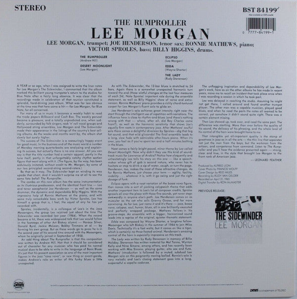Master Release: The Rumproller by Lee Morgan