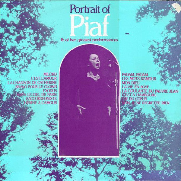 Master Release: Portrait Of Piaf: 16 Of Her Greatest Performances by Edith Piaf