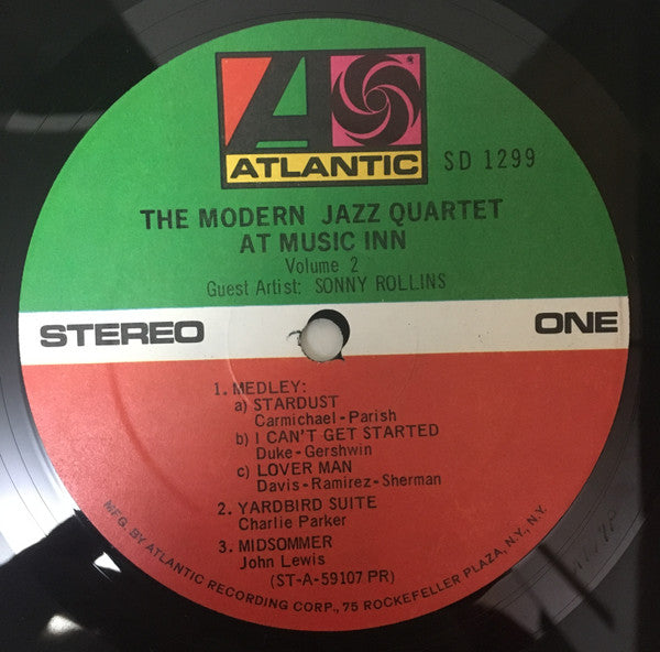The Modern Jazz Quartet At Music Inn —  Volume 2