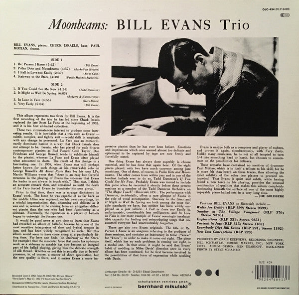Release: Moon Beams-Vinyl-Germany-1990-OJC-434, RLP-9428-2510332