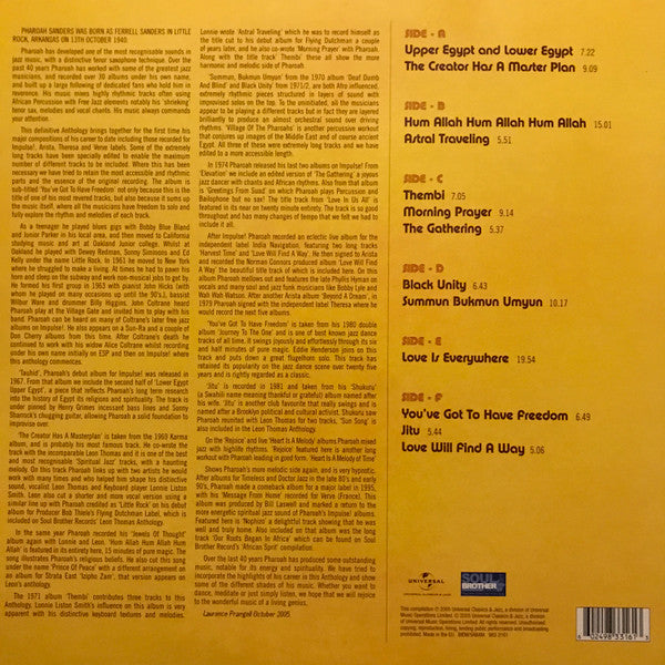 Release: Anthology-Vinyl-UK-2005-983 3161, 983 3161-2314032