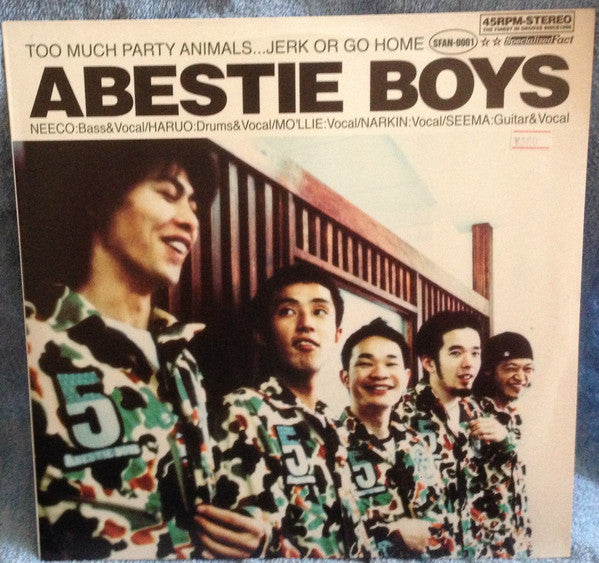 Master Release: Too Much Party Animals...Jerk Or Go Home by Abestie Boys