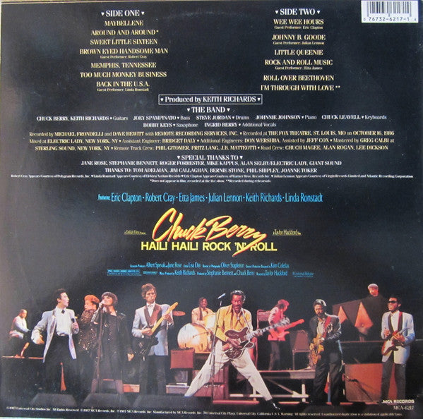 Release: Hail! Hail! Rock 'N' Roll (Original Motion Picture Soundtrack)-Vinyl-US-1987-MCA-6217-3463337