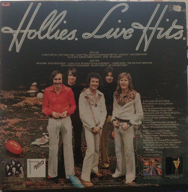 Release: Hollies Live Hits-Vinyl-UK-1976-2383 428, 2383428-1586954