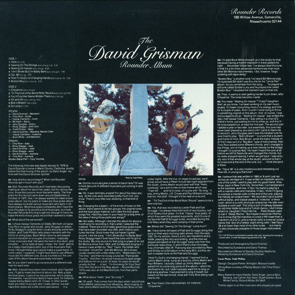 Master Release: The David Grisman Rounder Album by David Grisman