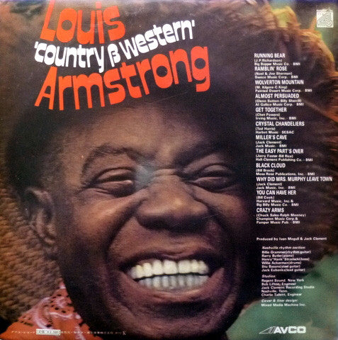 Release: Louis 'Country & Western' Armstrong-Vinyl-Japan-1973-CD4W-7018-9130318