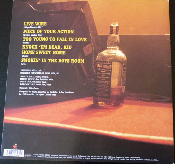 Release: Raw Tracks-Vinyl-Japan-1988-P-6261-2903068