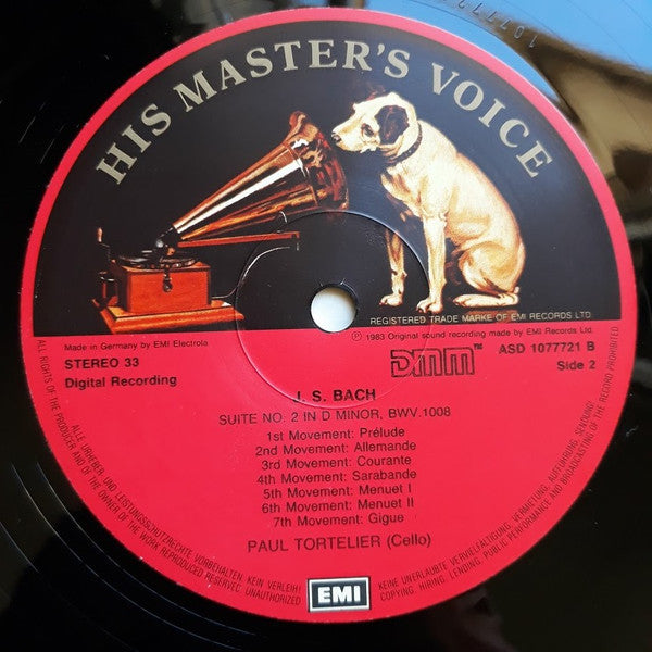 The Six Cello Suites (= 6 Suiten Für Violoncello = Les Suites Pour Violoncelle Seul)