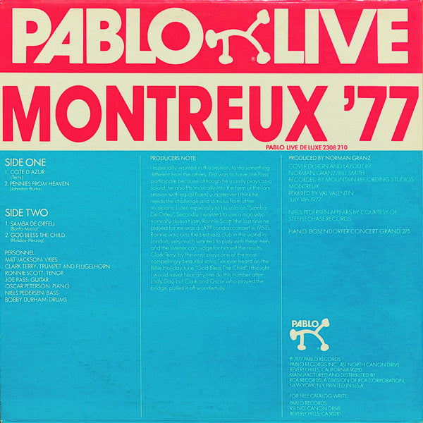 Release: Montreux '77-Vinyl-US-1977-2308 210-3385071