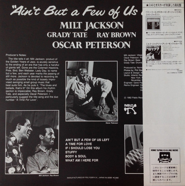 Master Release: Ain't But A Few Of Us Left by Milt Jackson