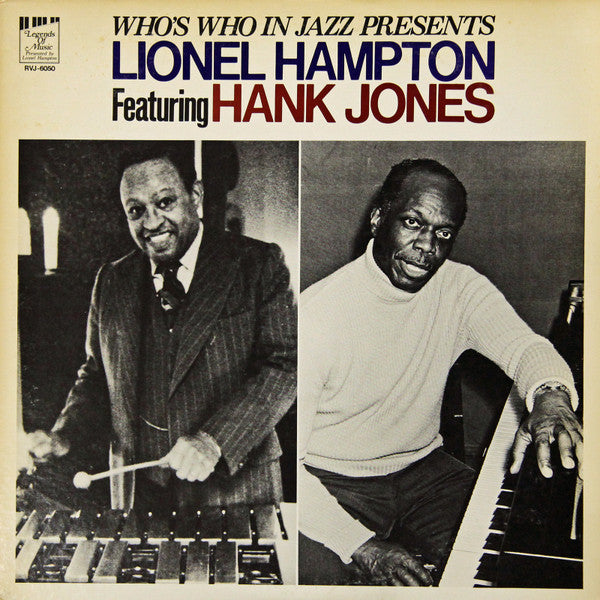 Release: Who's Who In Jazz Presents Lionel Hampton Featuring Hank Jones-Vinyl-Japan-1979-RVJ-6050-5213632