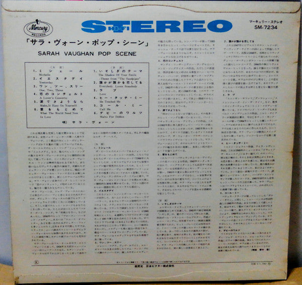 Release: Pop Artistry-Vinyl-Japan-1967-SM-7234-9364857