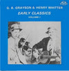 Grayson & Whitter - Early Classics - Volume I (Vinyl, LP, Compilation)