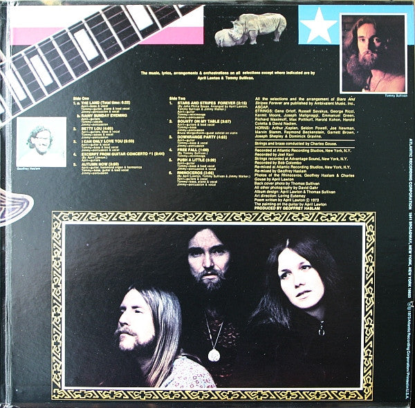 Release: In April Came The Dawning Of The Red Suns-Vinyl-US-1973-SD 7261-1599592
