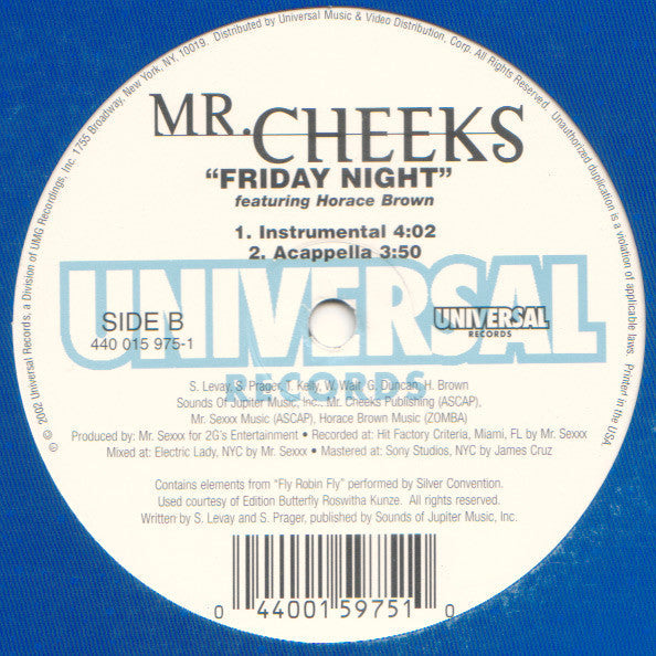 Master Release: Friday Night by Mr. Cheeks