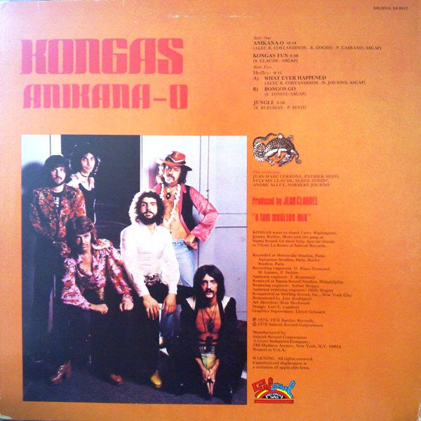 Release: Anikana-O-Vinyl-US-1978-SA 8512 (DJ), SA 8512-2380690