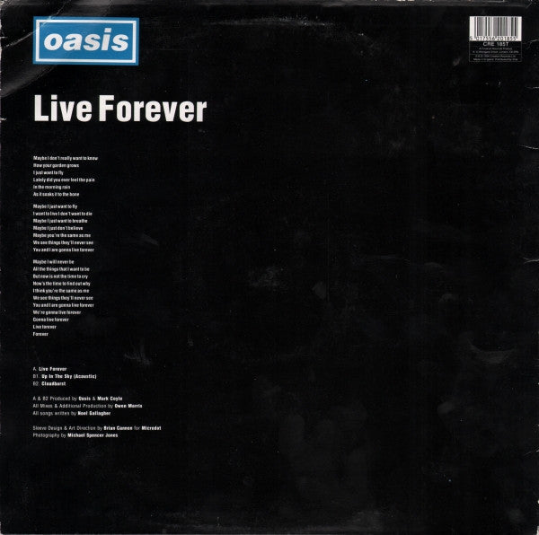 Master Release: Live Forever by Oasis (2)