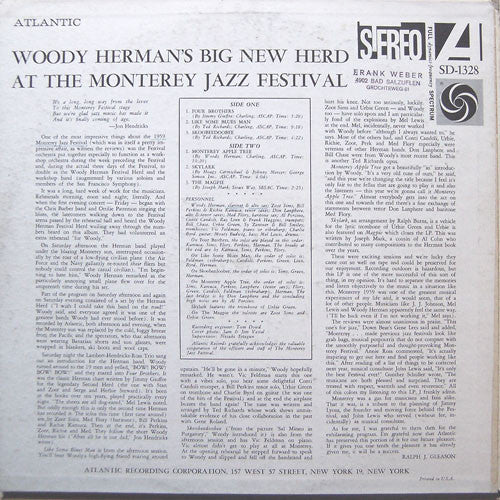 Release: At The Monterey Jazz Festival-Vinyl-US-1960-SD 1328-1028149