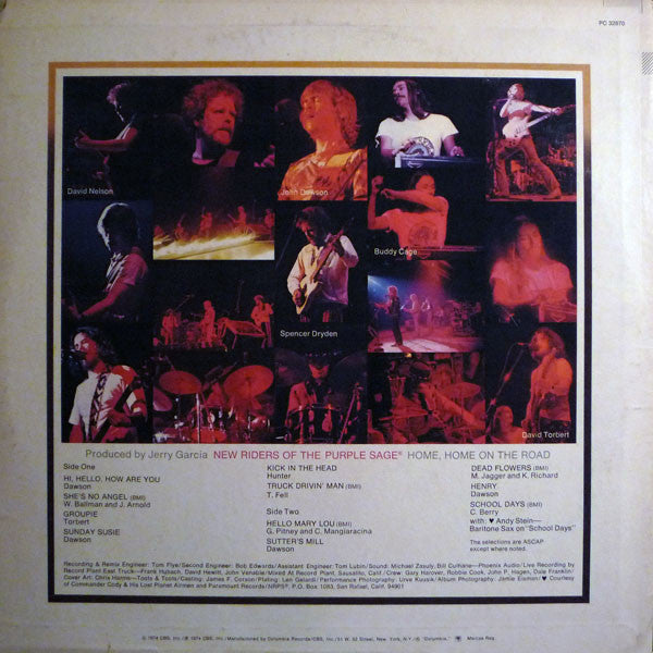 Release: Home, Home On The Road-Vinyl-US-1974-PC 32870-1923033