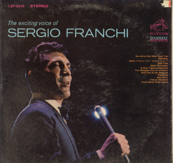 Release: The Exciting Voice Of Sergio Franchi-Vinyl-US-1964-LSP-2943-2747036