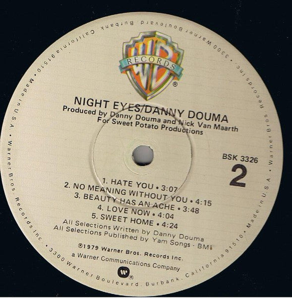 Release: Night Eyes-Vinyl-US-1979-BSK 3326-1991032