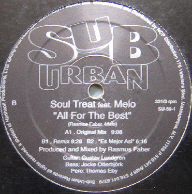 Master Release: All For The Best by Soul Treat