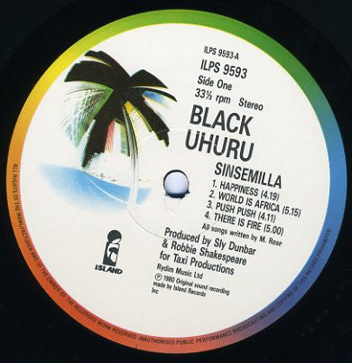 Master Release: Sinsemilla by Black Uhuru