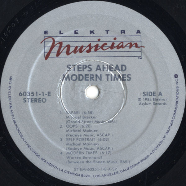 Release: Modern Times-Vinyl-US-1984-60351-1-E-1927960