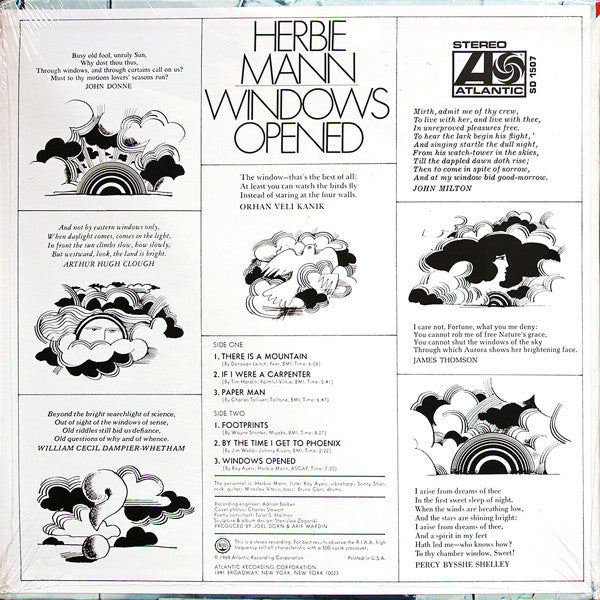 Release: Windows Opened-Vinyl-US-1969-SD 1507-1363806