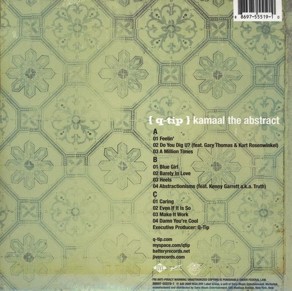 Release: Kamaal/The Abstract-Vinyl, Vinyl, All Media-US-2009-88697-55519-1, 88697-55519-1-1941098