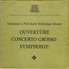 Georg Philipp Telemann - Overtüre • Concerto Grosso • Symphonie (Vinyl, LP) Very Good Plus (VG+) / Very Good (VG)