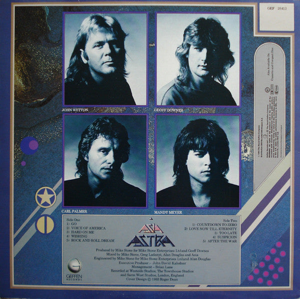 Release: Astra-Vinyl-UK-1985-GEF 26413-1144731