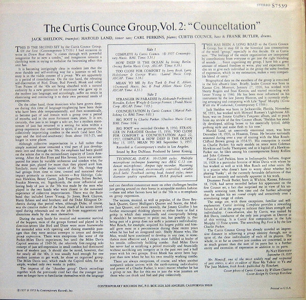 Release: You Get More Bounce With Curtis Counce - Vol. 2-Vinyl-US-1981-S7539-2605887