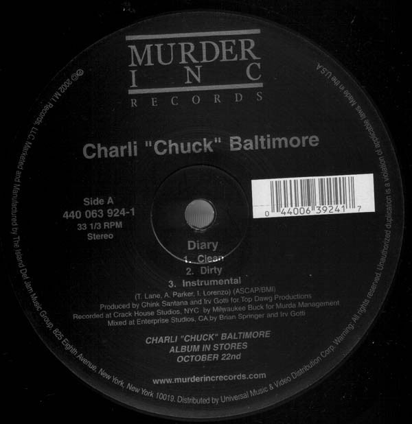 Master Release: Diary... by Charli Baltimore