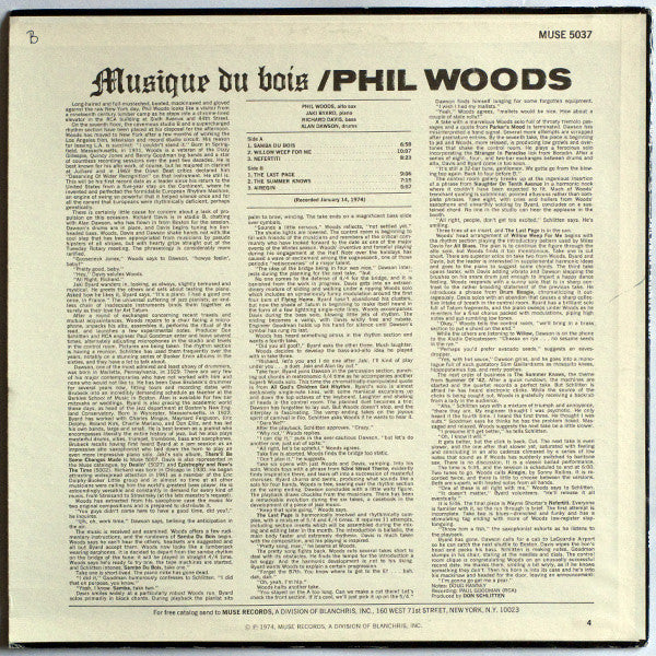 Release: Musique Du Bois-Vinyl-US-1974-MR 5037-2768066