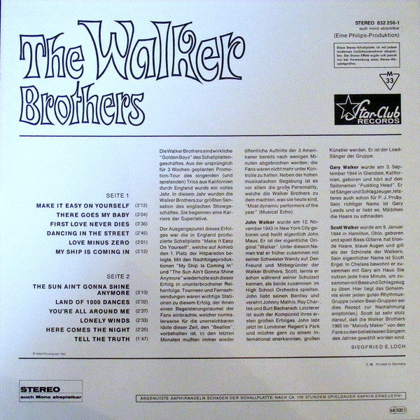 Master Release: Take It Easy With The Walker Brothers by The Walker Brothers