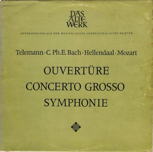 Master Release: Overtüre • Concerto Grosso • Symphonie by Georg Philipp Telemann