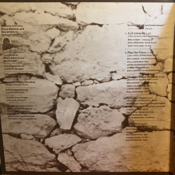 Master Release: Puttin' In Time On Planet Earth by Ben Sidran