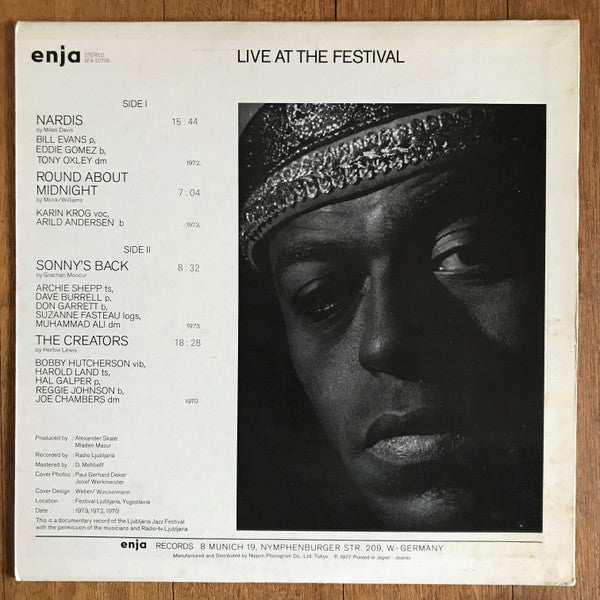 Release: Live At The Festival-Vinyl-Japan-1977-SFX-10706-13350266