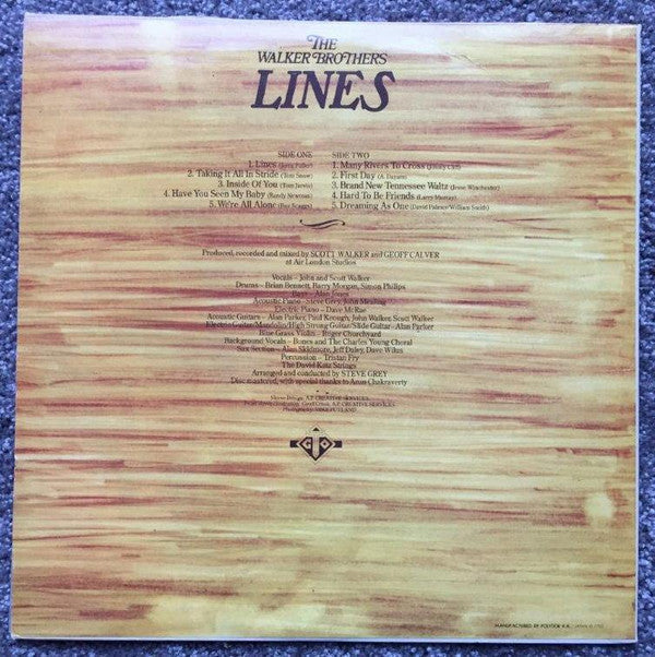 Release: Lines-Vinyl-Japan-1976-MWF 1020-15424351