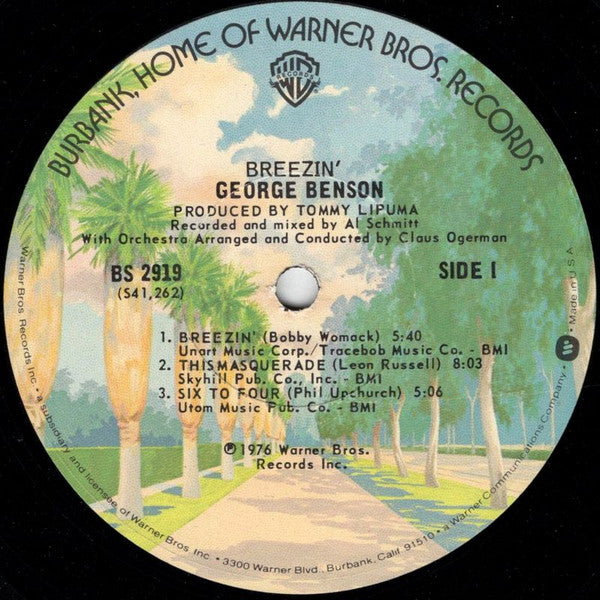 Release: Breezin'-Vinyl-US-1976-BS 2919-10442306