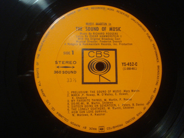 The Sound Of Music (Original Broadway Cast)