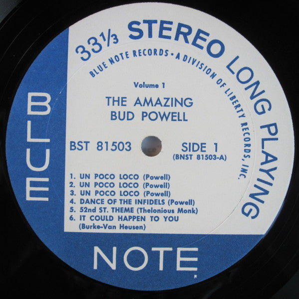 The Amazing Bud Powell, Volume 1
