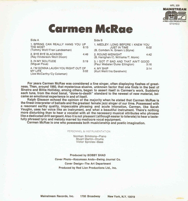 Carmen McRae