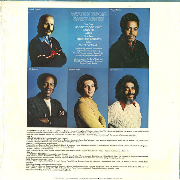 Release: Sweetnighter-Vinyl-Japan-1976-23AP 94-15361288